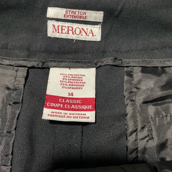 Merona Classic Stretch Trousers - Picture 3 of 6
